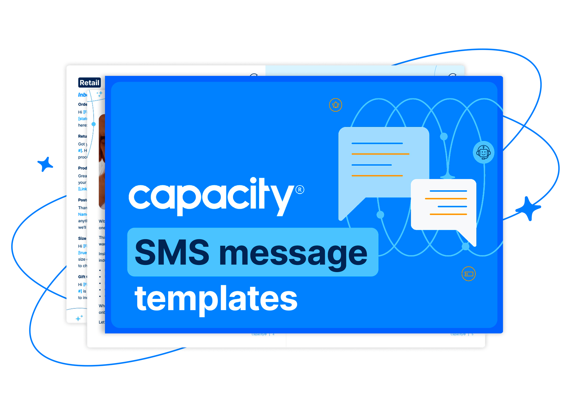 SMS Message Template_Vector Graphic