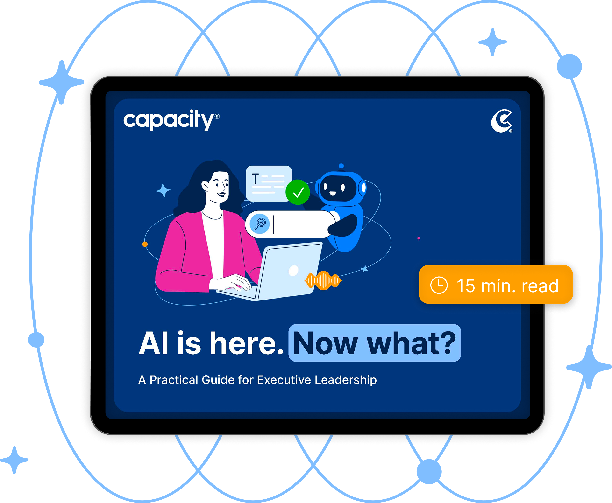 Modern Contact Center Dashboard Graphic